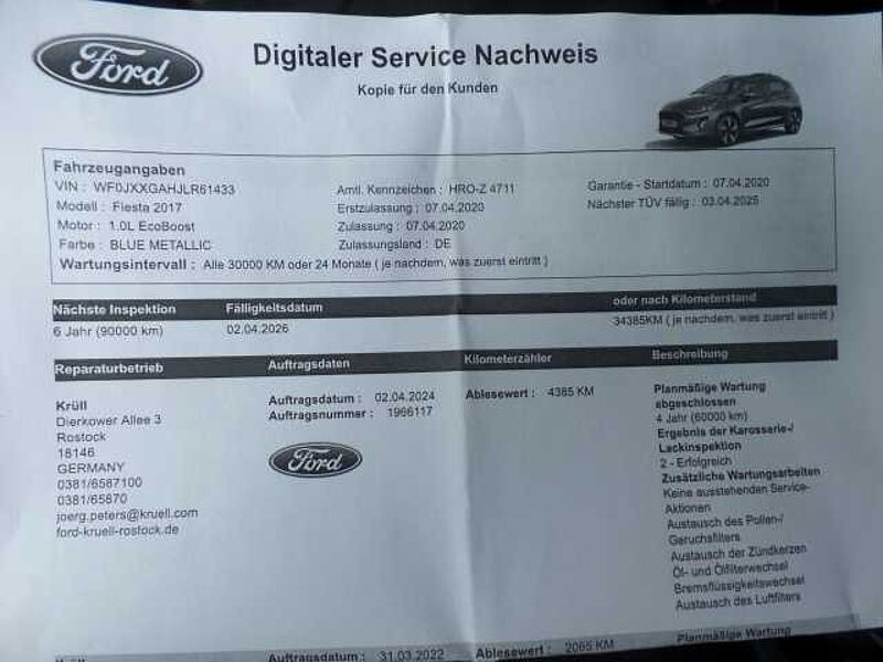 Ford Fiesta Active   +LED+Allwetter+Sitzhzg